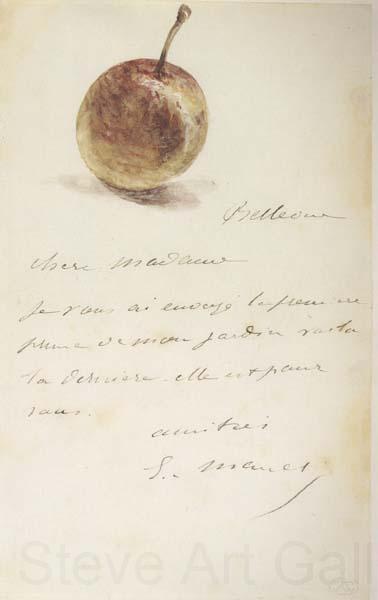 Edouard Manet Lettre a M Guillemet (mk40)